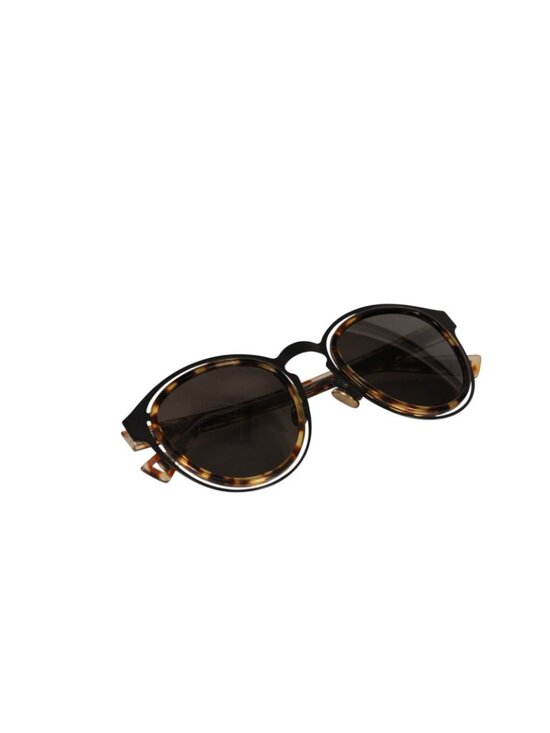 Dior Obscure Womens 0AMIR Titatnium Tortoise Round Sunglasses Limited Edition main image 8